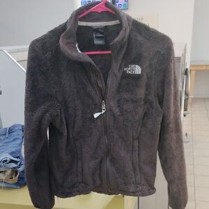 The North Face Brown Teddy Jacket Plush Fleece